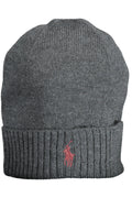 RALPH LAUREN GRAY MEN'S BEANIE