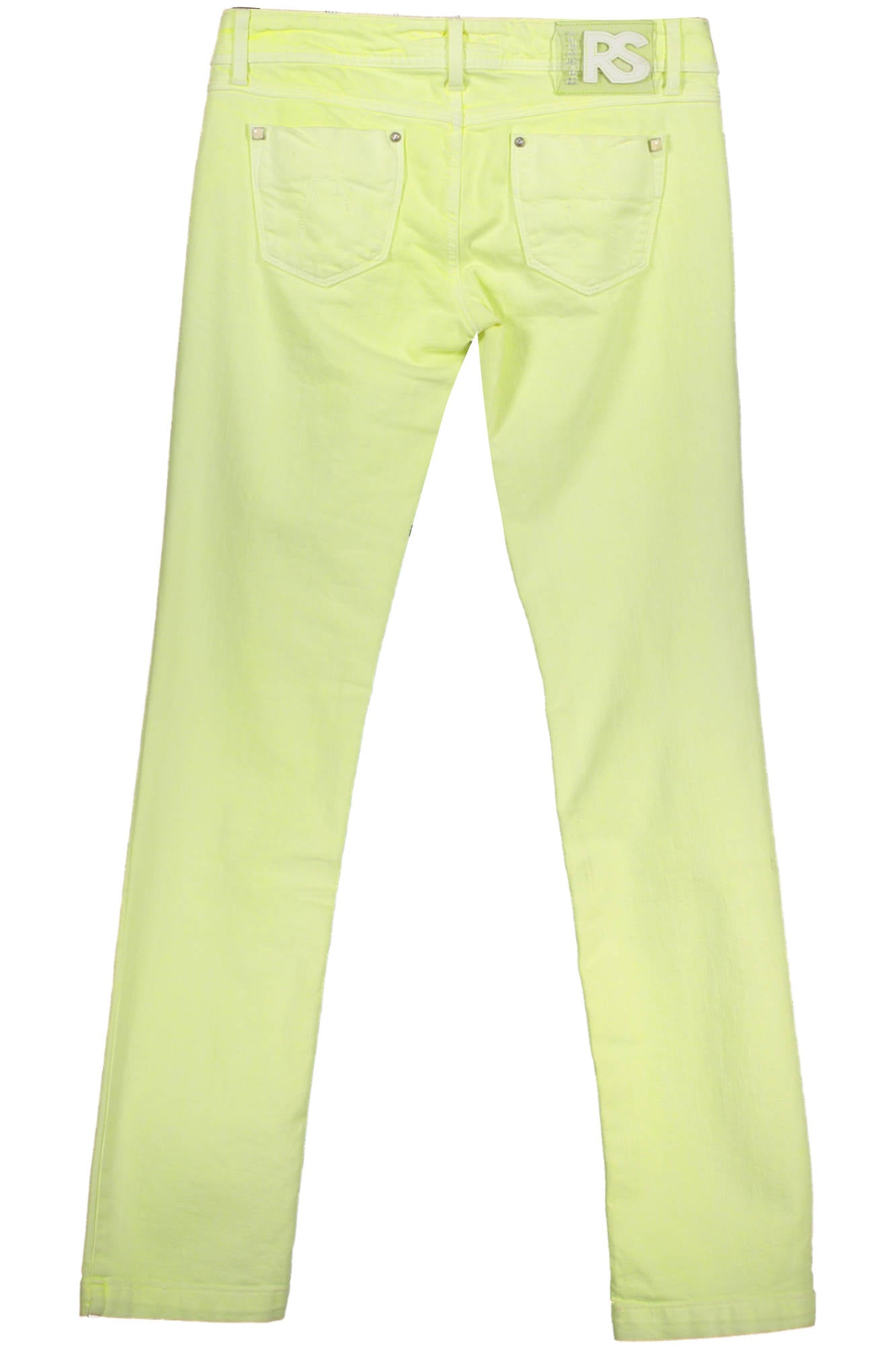 RE-START YELLOW WOMEN'S TROUSERS