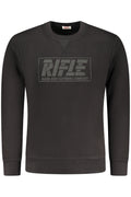 RIFLE MEN'S BLACK ZIP-UP SWEATSHIRT