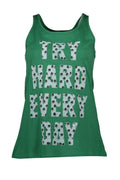 SILVIAN HEACH GREEN WOMEN'S TANK TOP