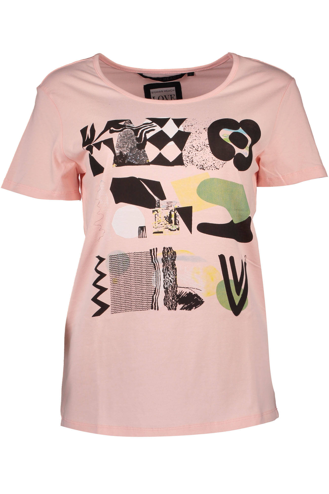 SILVIAN HEACH WOMEN'S SHORT SLEEVE T-SHIRT PINK
