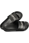 TOMMY HILFIGER MEN'S BLACK SLIPPER FOOTWEAR