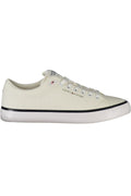 TOMMY HILFIGER MEN'S WHITE SPORTS SHOES
