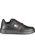 TOMMY HILFIGER BLACK MEN'S SPORTS SHOES