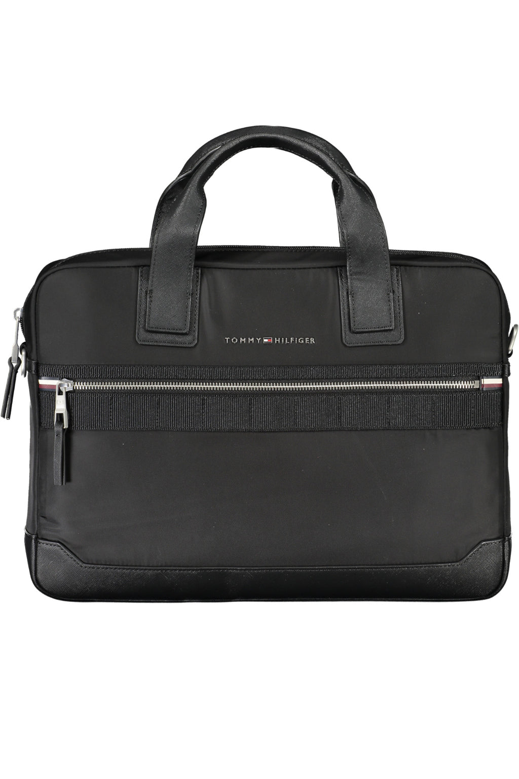 TOMMY HILFIGER BLACK MAN BRIEFCASE