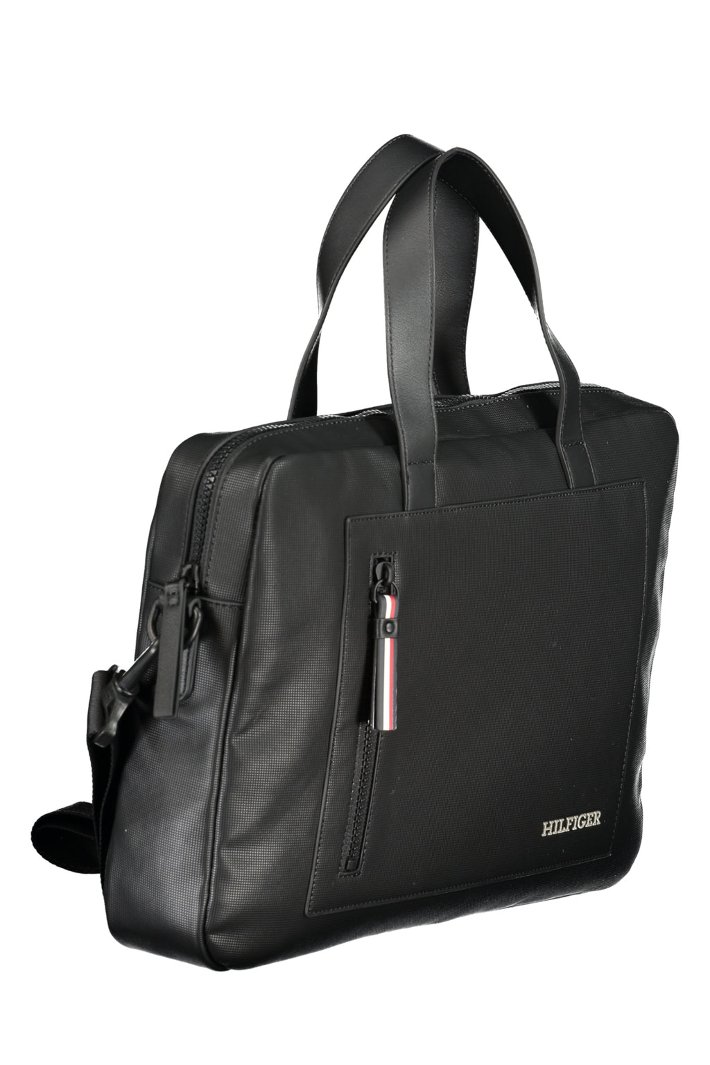 TOMMY HILFIGER BLACK MAN BRIEFCASE