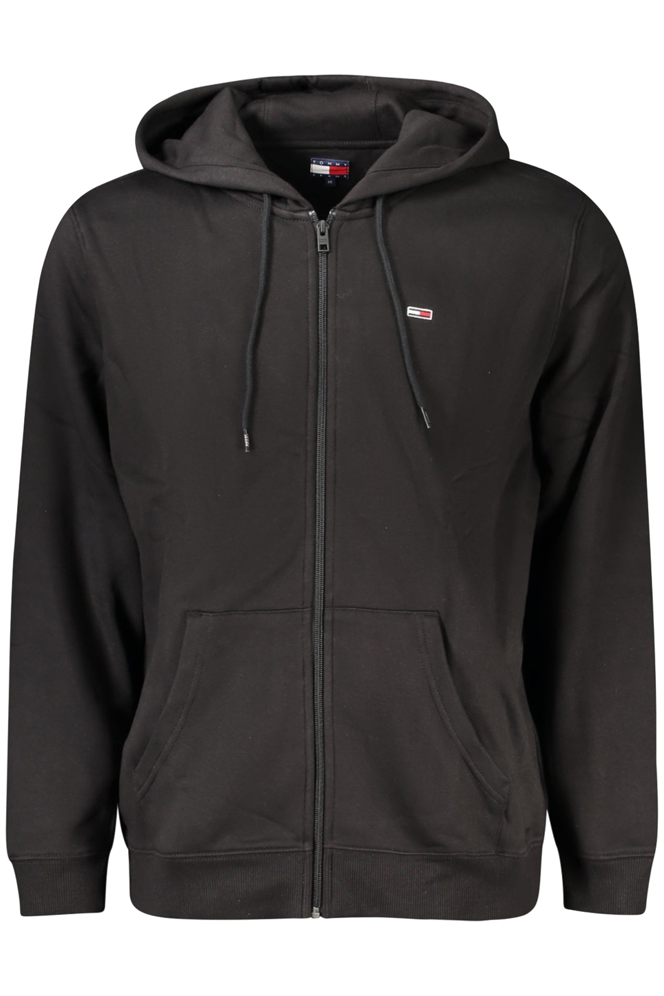 TOMMY HILFIGER MEN'S ZIP-UP SWEATSHIRT BLACK