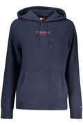 TOMMY HILFIGER WOMEN'S BLUE ZIP-UP SWEATSHIRT