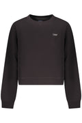 TOMMY HILFIGER WOMEN'S BLACK ZIP-UP SWEATSHIRT