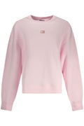 TOMMY HILFIGER WOMEN'S PINK ZIP-UP SWEATSHIRT