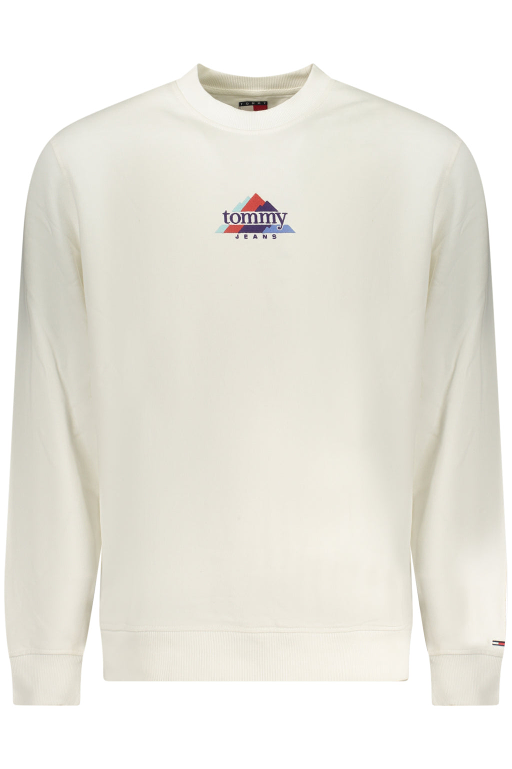 TOMMY HILFIGER MEN'S ZIP-UP SWEATSHIRT WHITE