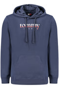 TOMMY HILFIGER MEN'S BLUE ZIP-UP SWEATSHIRT