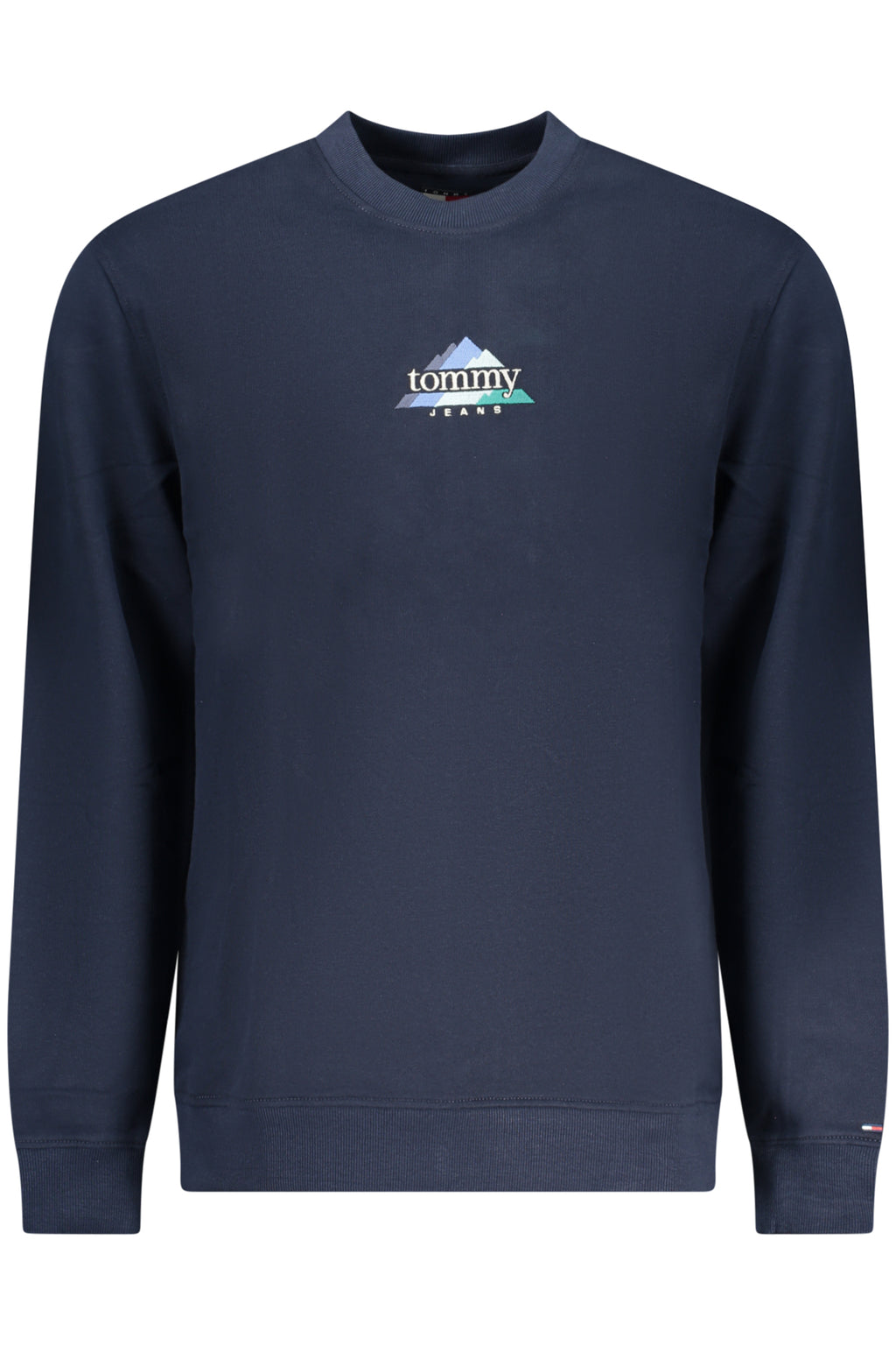 TOMMY HILFIGER MEN'S BLUE ZIP-UP SWEATSHIRT