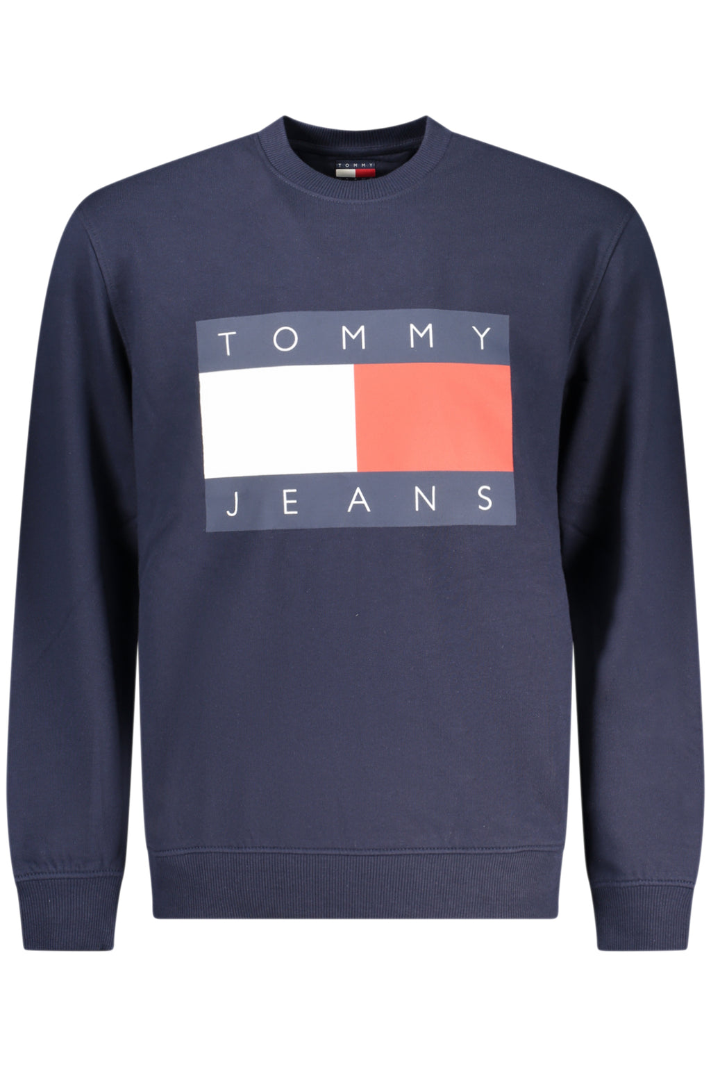 TOMMY HILFIGER MEN'S BLUE ZIP-UP SWEATSHIRT