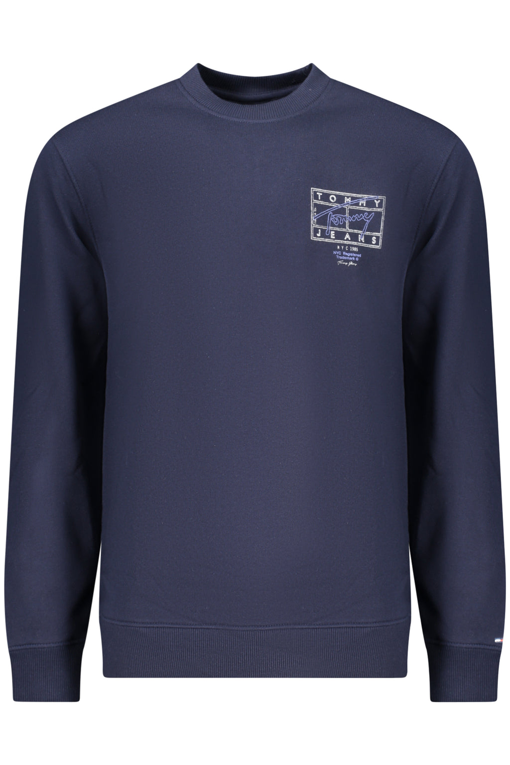 TOMMY HILFIGER MEN'S BLUE ZIP-UP SWEATSHIRT