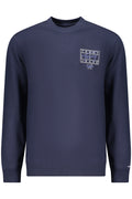 TOMMY HILFIGER MEN'S BLUE ZIP-UP SWEATSHIRT