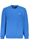 TOMMY HILFIGER MEN'S BLUE ZIP-UP SWEATSHIRT
