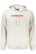 TOMMY HILFIGER MEN'S GRAY ZIP-UP SWEATSHIRT