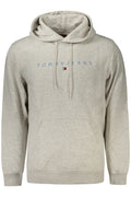 TOMMY HILFIGER MEN'S GRAY ZIP-UP SWEATSHIRT