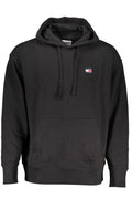 TOMMY HILFIGER MEN'S BLACK ZIPLESS SWEATSHIRT