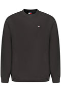 TOMMY HILFIGER MEN'S BLACK ZIP-UP SWEATSHIRT