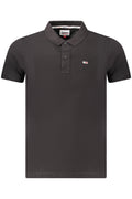 TOMMY HILFIGER MEN'S SHORT SLEEVE POLO BLACK