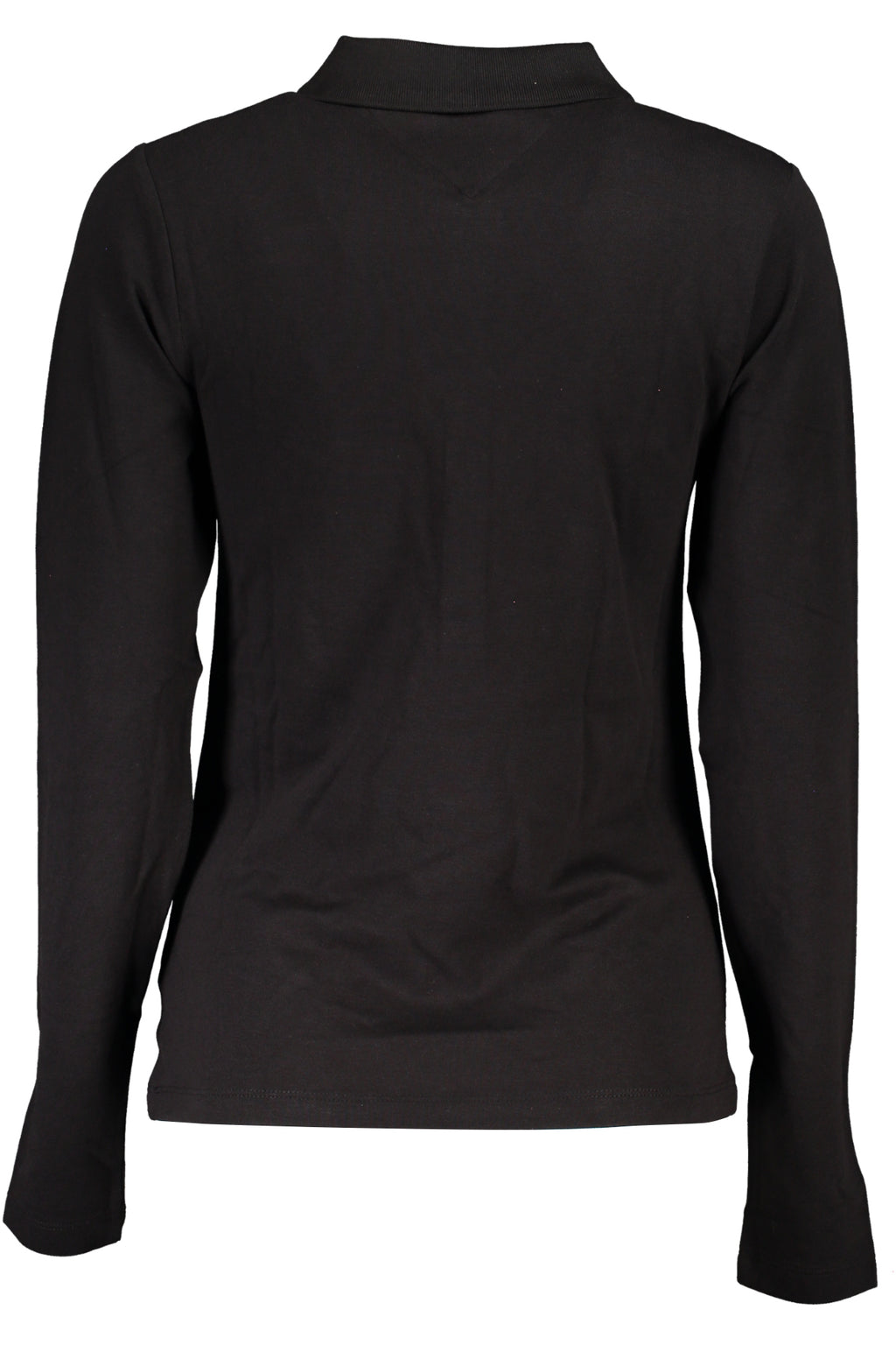 TOMMY HILFIGER WOMEN'S LONG SLEEVE POLO SHIRT BLACK