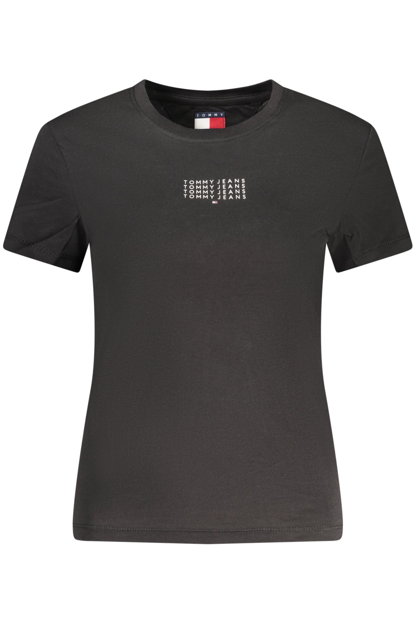 TOMMY HILFIGER WOMEN'S SHORT-SLEEVE T-SHIRT BLACK