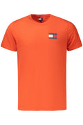 TOMMY HILFIGER MEN'S SHORT-SLEEVE T-SHIRT ORANGE