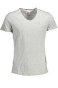 TOMMY HILFIGER MEN'S SHORT SLEEVE T-SHIRT GREY