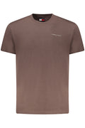 TOMMY HILFIGER MEN'S SHORT-SLEEVE T-SHIRT BROWN
