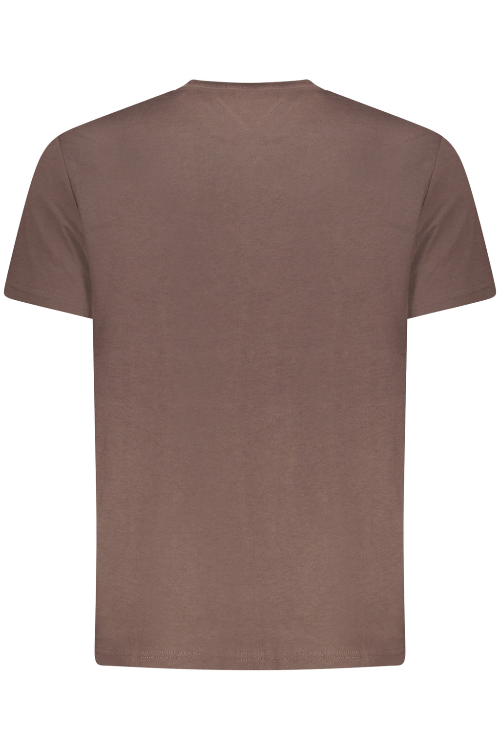 TOMMY HILFIGER MEN'S SHORT-SLEEVE T-SHIRT BROWN