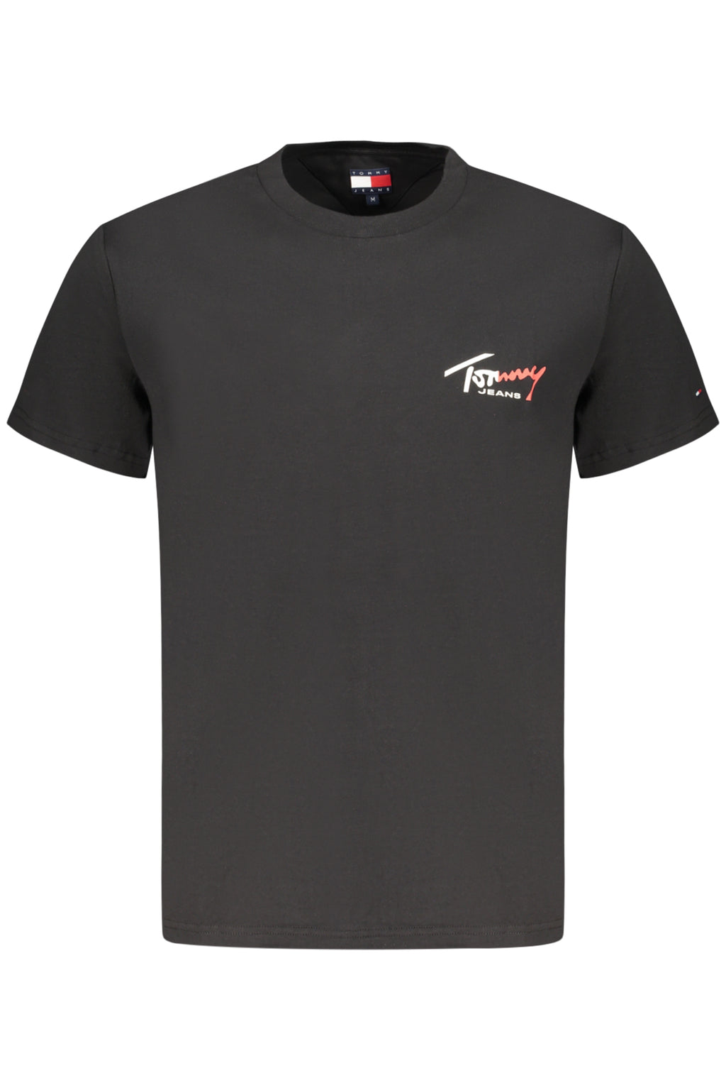 TOMMY HILFIGER MEN'S SHORT-SLEEVE T-SHIRT BLACK