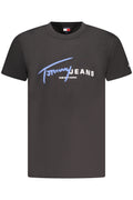 TOMMY HILFIGER SHORT SLEEVE T-SHIRT MEN BLACK