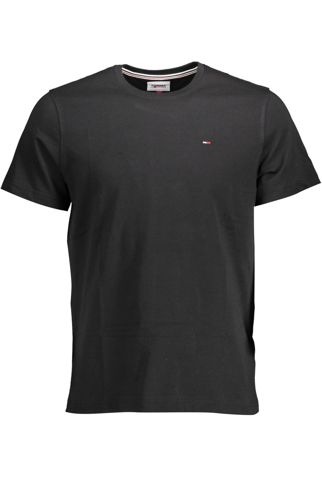 TOMMY HILFIGER SHORT SLEEVE T-SHIRT MEN BLACK