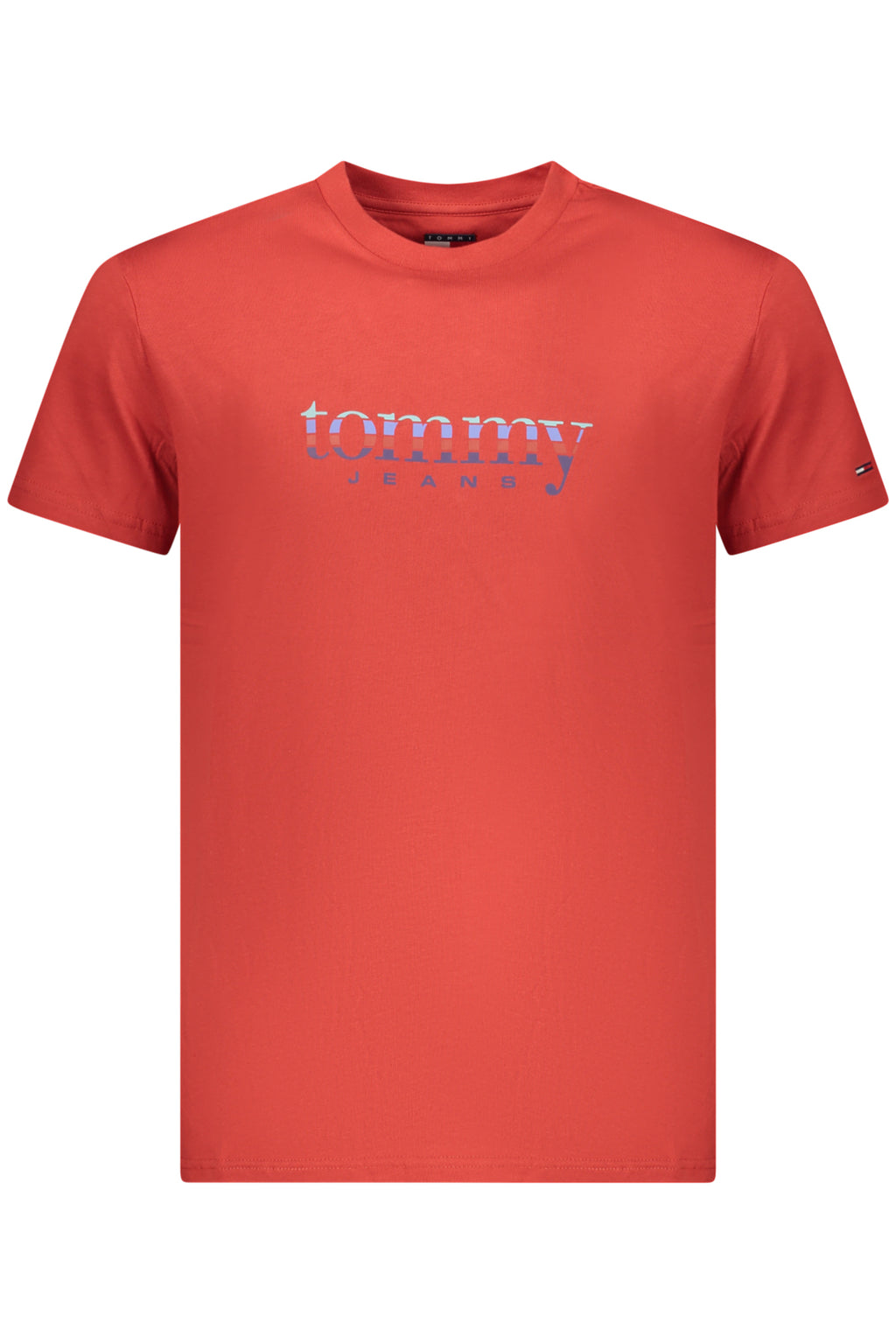 TOMMY HILFIGER MEN'S SHORT-SLEEVED T-SHIRT, RED