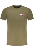 TOMMY HILFIGER MEN'S SHORT-SLEEVED T-SHIRT GREEN