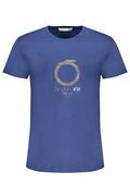 TRUSSARDI MEN'S SHORT SLEEVED T-SHIRT BLUE