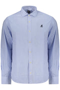 US GRAND MEN'S LONG-SLEEVED SHIRT, BLUE
