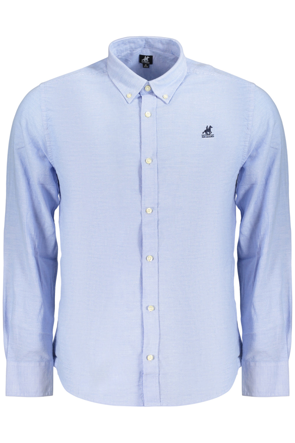US GRAND MEN'S LONG-SLEEVED SHIRT, BLUE