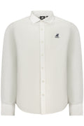 US GRAND MEN'S LONG-SLEEVED WHITE SHIRT