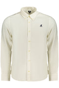 US GRAND MEN'S LONG-SLEEVED WHITE SHIRT