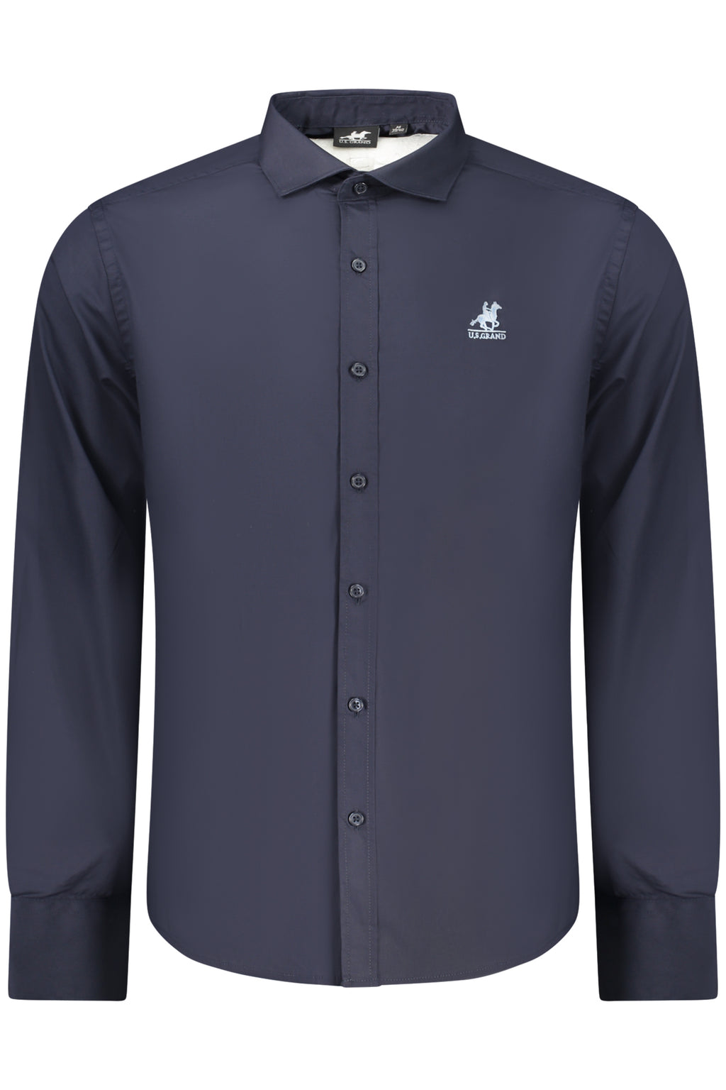 US GRAND MEN'S BLUE LONG-SLEEVED SHIRT
