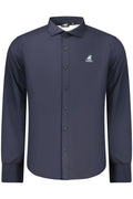 US GRAND MEN'S BLUE LONG-SLEEVED SHIRT