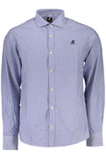 US GRAND MEN'S BLUE LONG-SLEEVED SHIRT