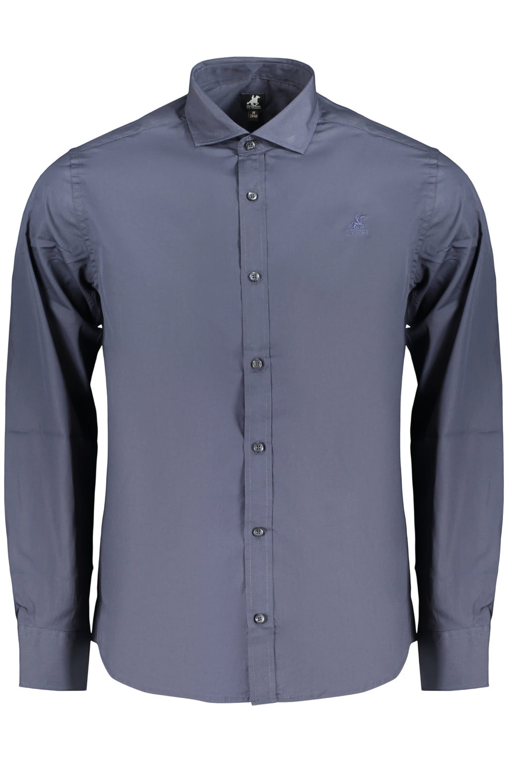 US GRAND MEN'S BLUE LONG-SLEEVED SHIRT
