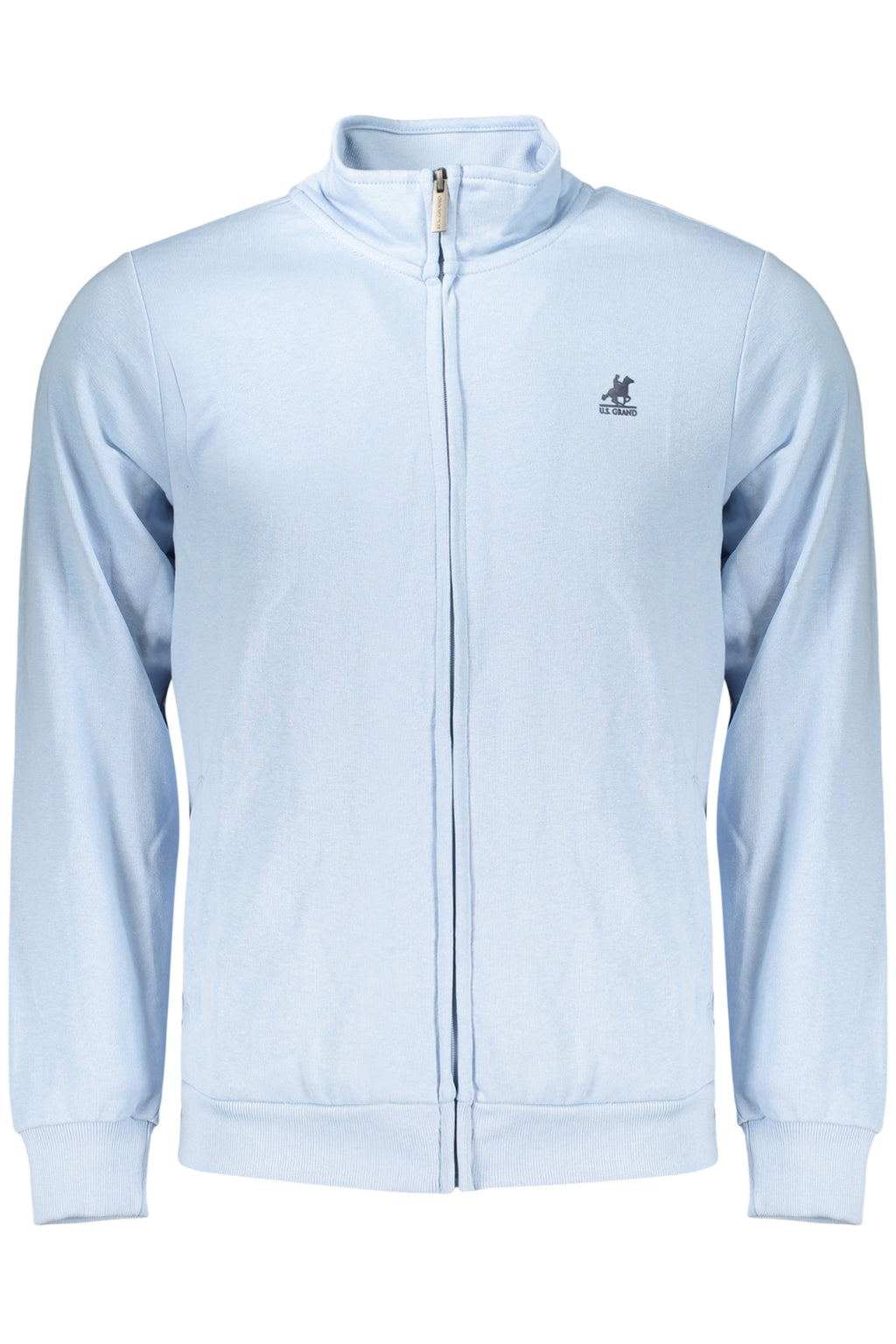 US GRAND MEN'S BLUE ZIP-UP SWEATSHIRT