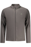 US GRAND MEN'S GRAY ZIP-UP SWEATSHIRT