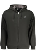 US GRAND MEN'S BLACK ZIP-UP SWEATSHIRT