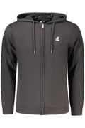 US GRAND MEN'S BLACK ZIP-UP SWEATSHIRT